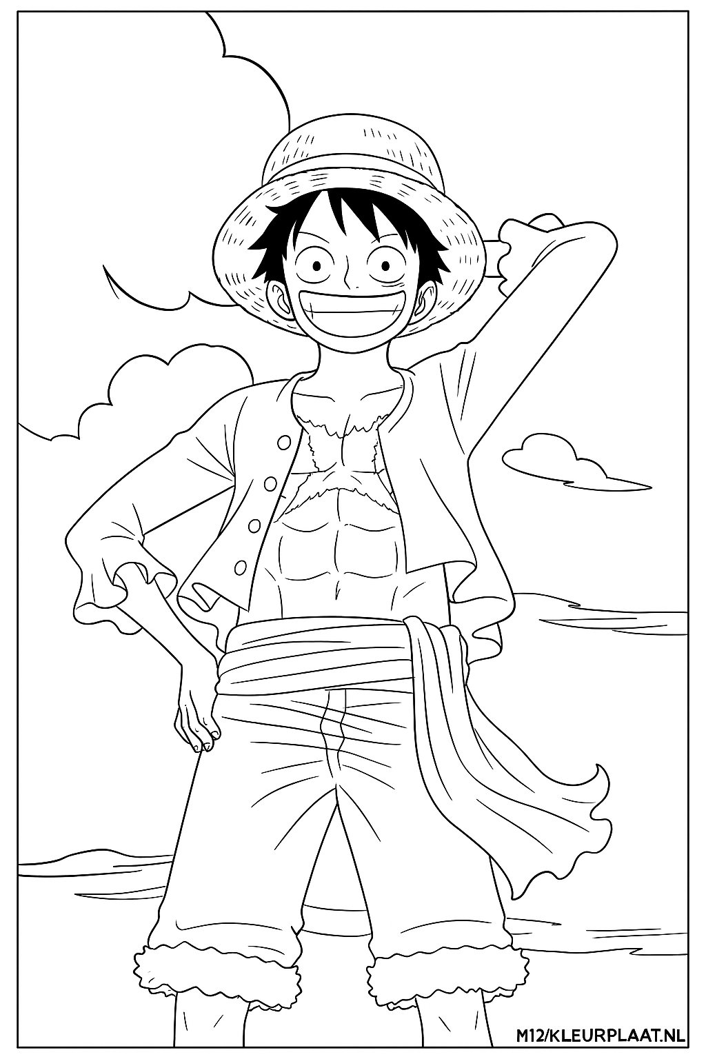 Feuille de coloriage pour enfants