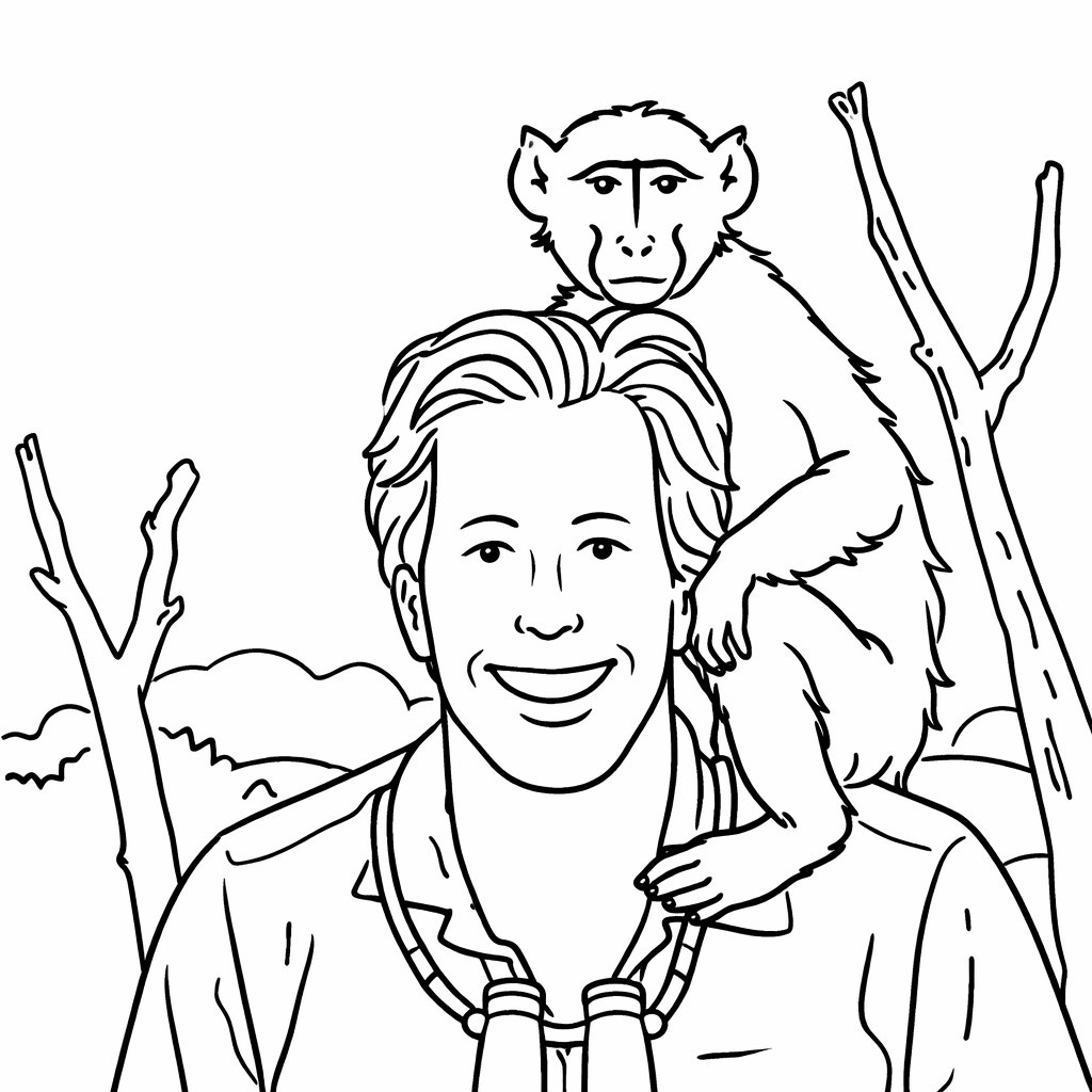 freek vonk coloring page line art
