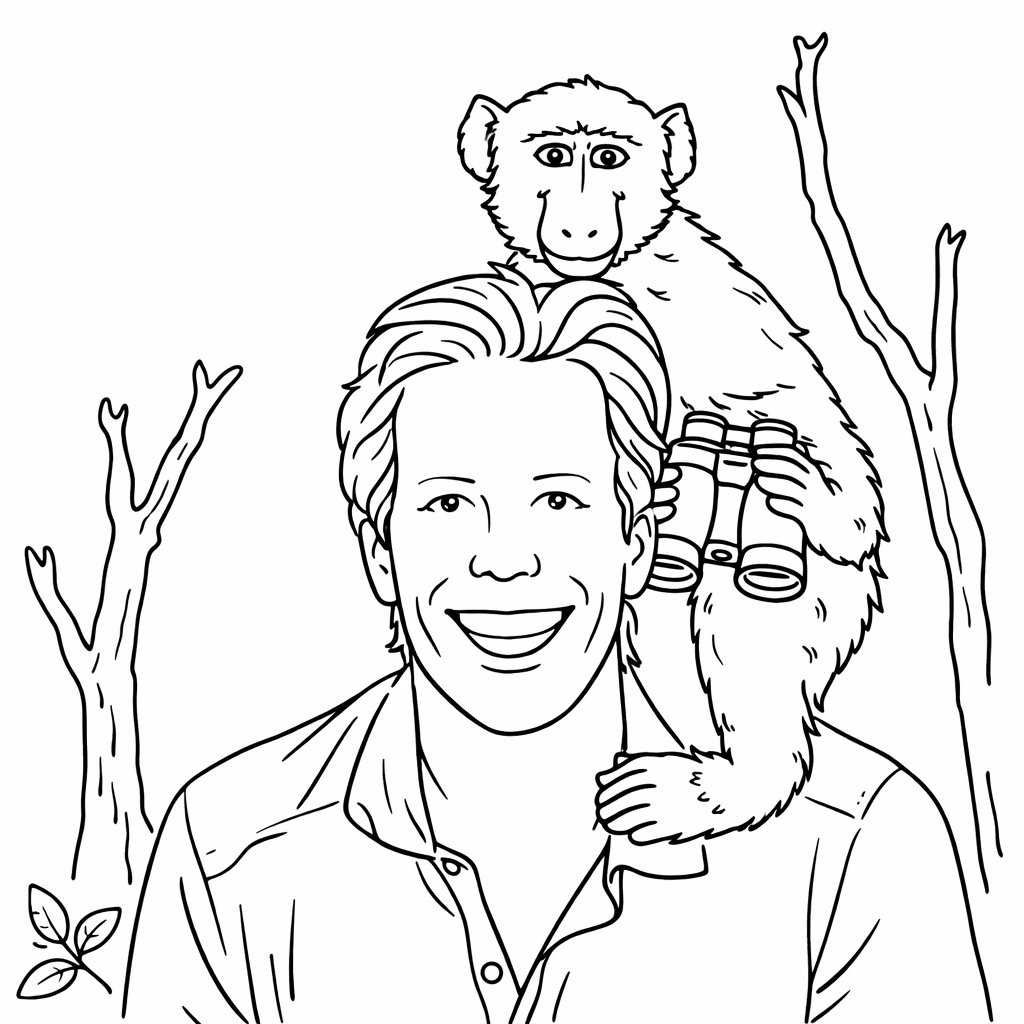 freek vonk coloring page line art