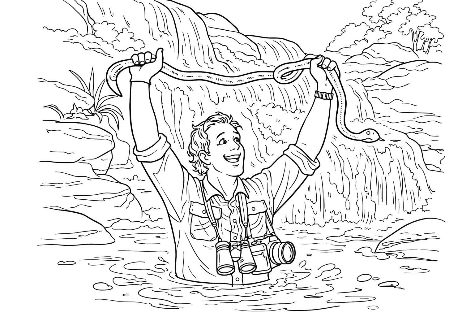 Freek Vonk coloring page line art