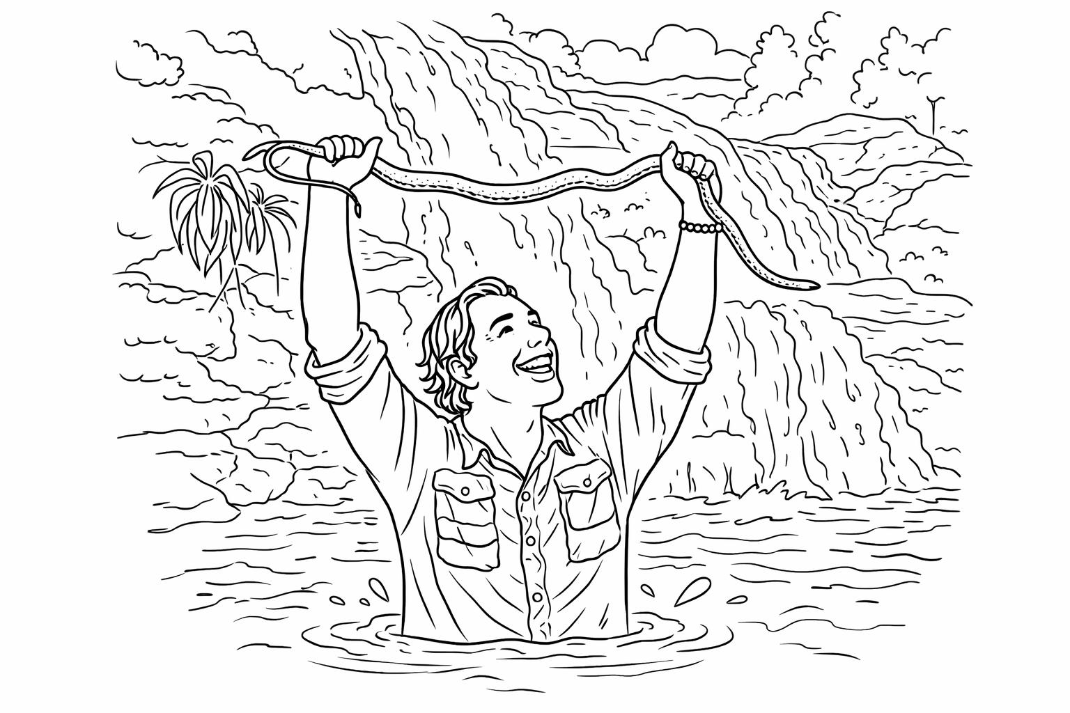 Freek Vonk coloring page line art