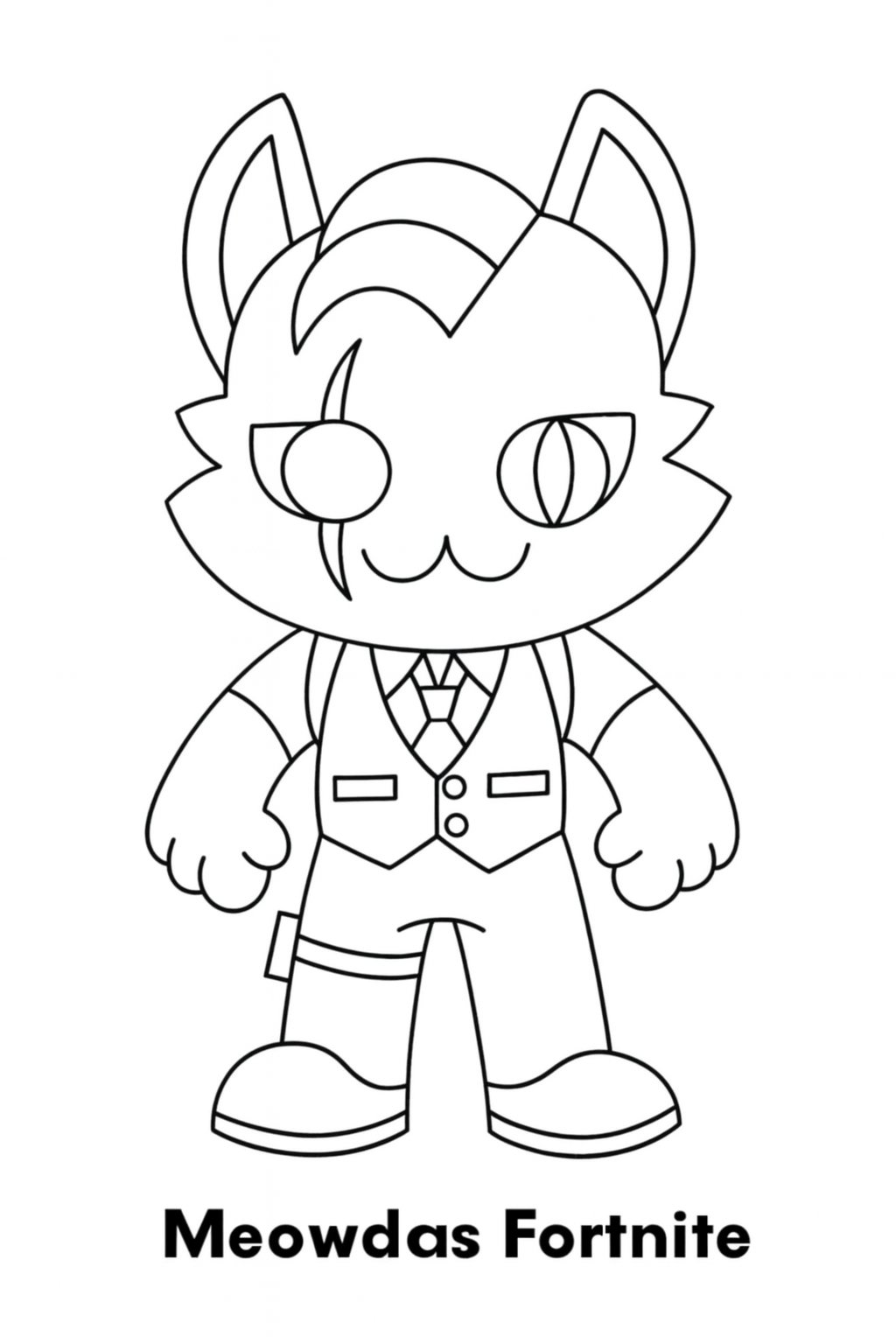 Fortnite kleurplaten voorbeeld