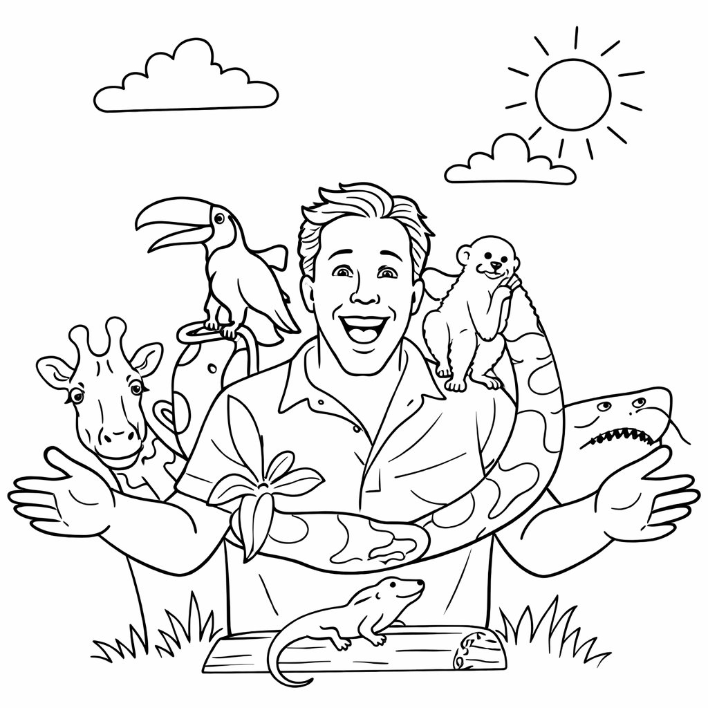 Freek Vonk coloring page line art