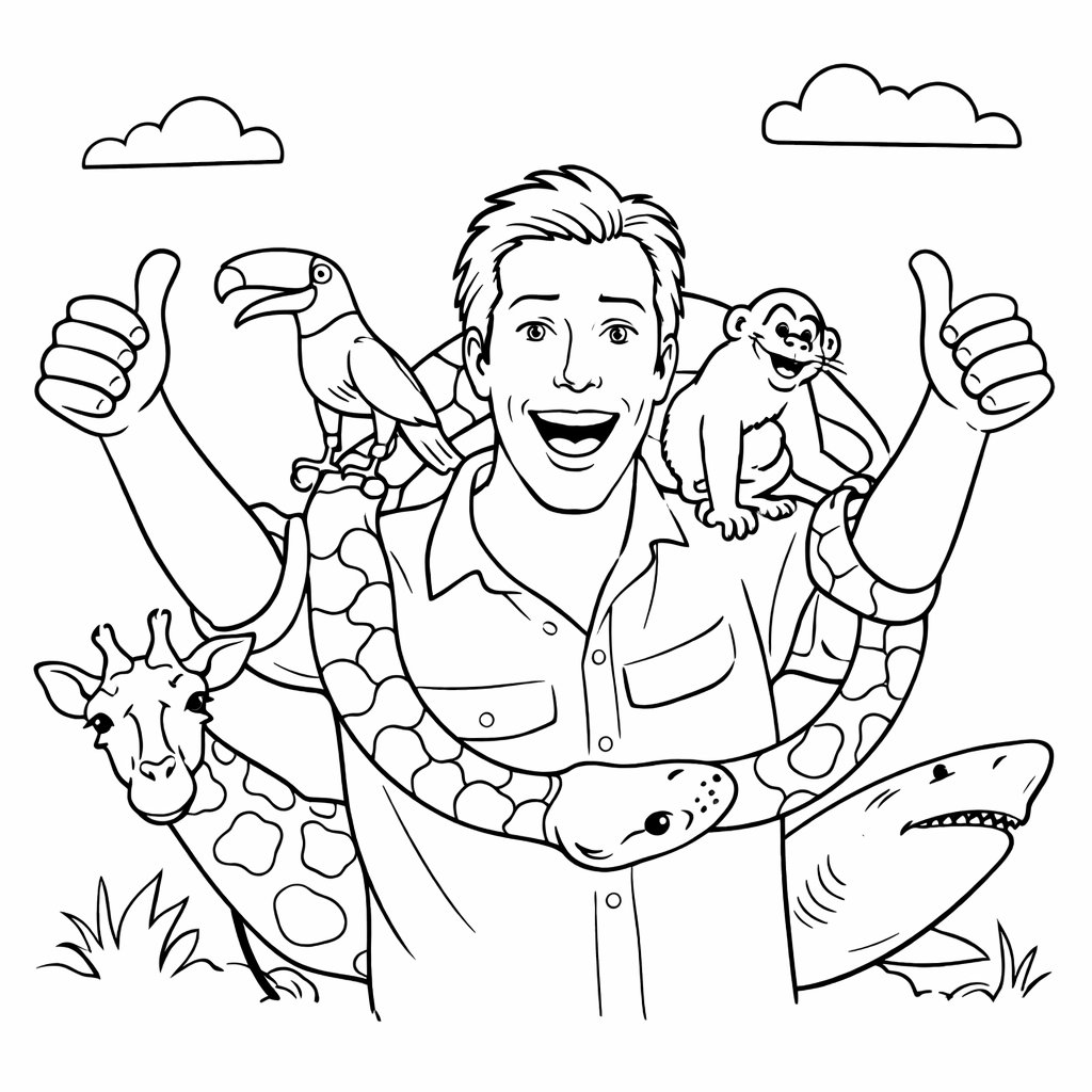 Freek Vonk coloring page line art