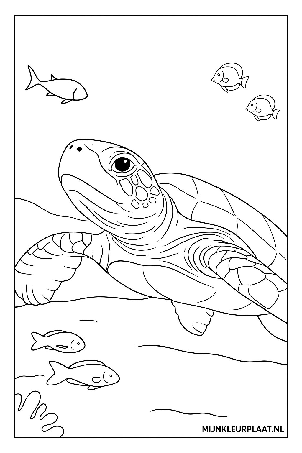 Zeedieren Variant 3 coloring page for children