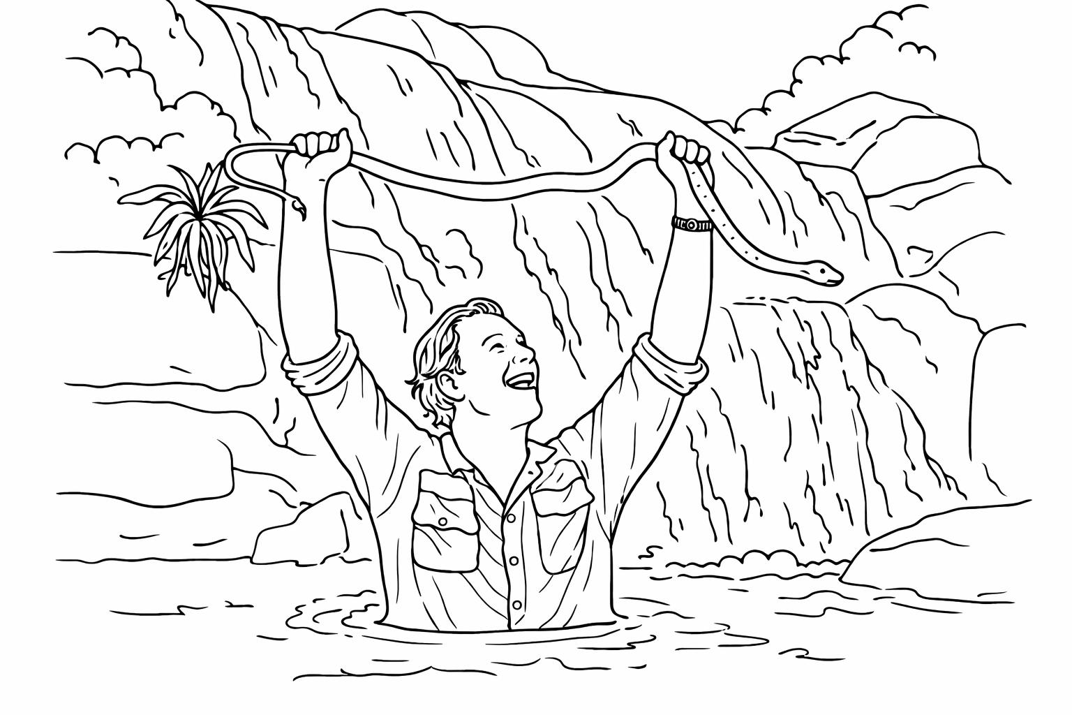 Freek Vonk coloring page line art