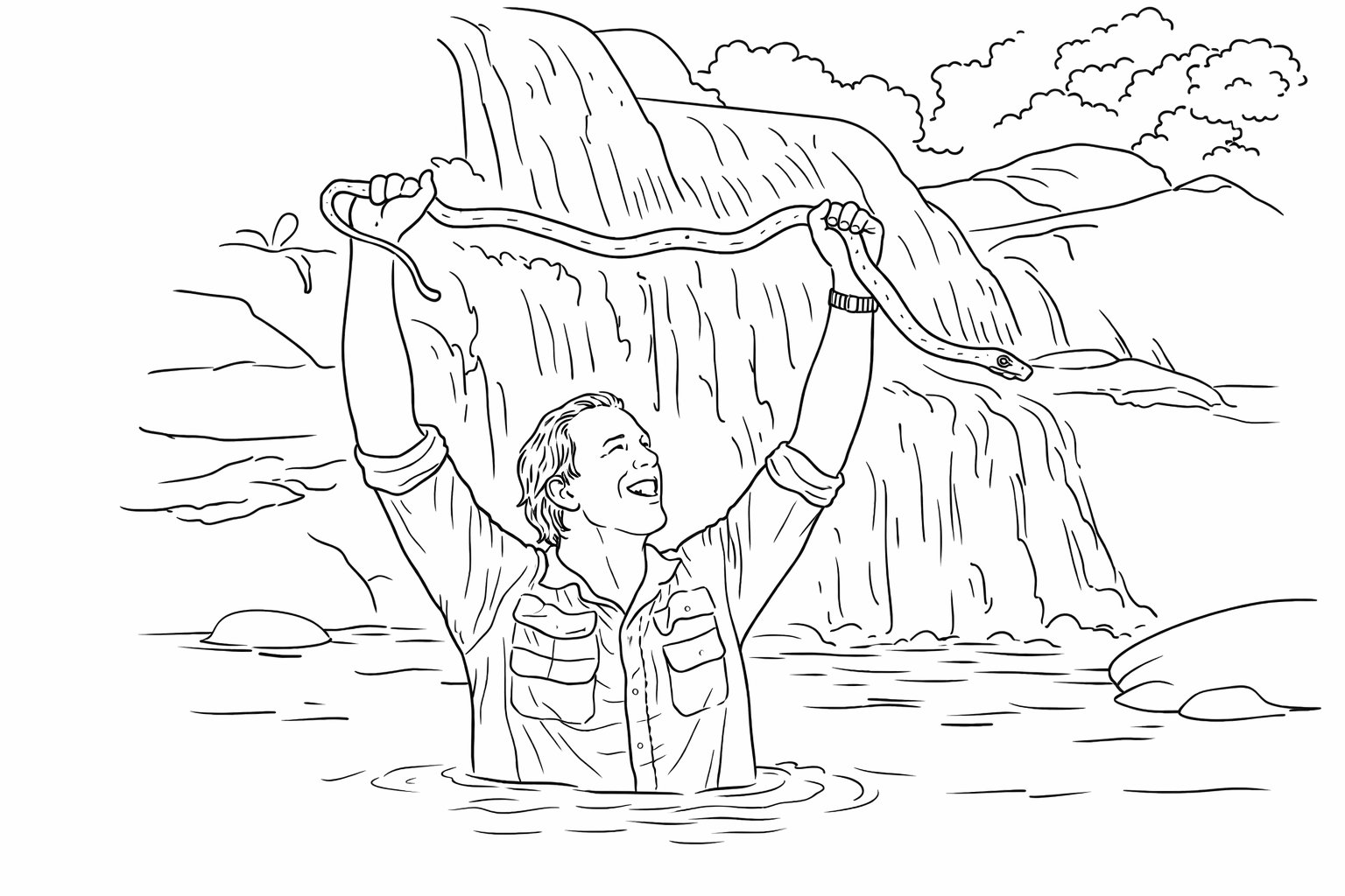 Freek Vonk coloring page line art