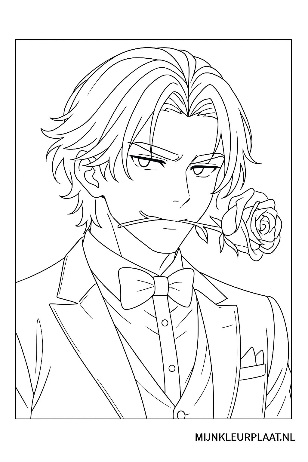 Valentijnsdag Variant 1 coloring page for children