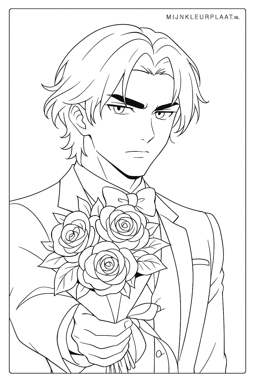 Valentijnsdag Variant 4 coloring page for children