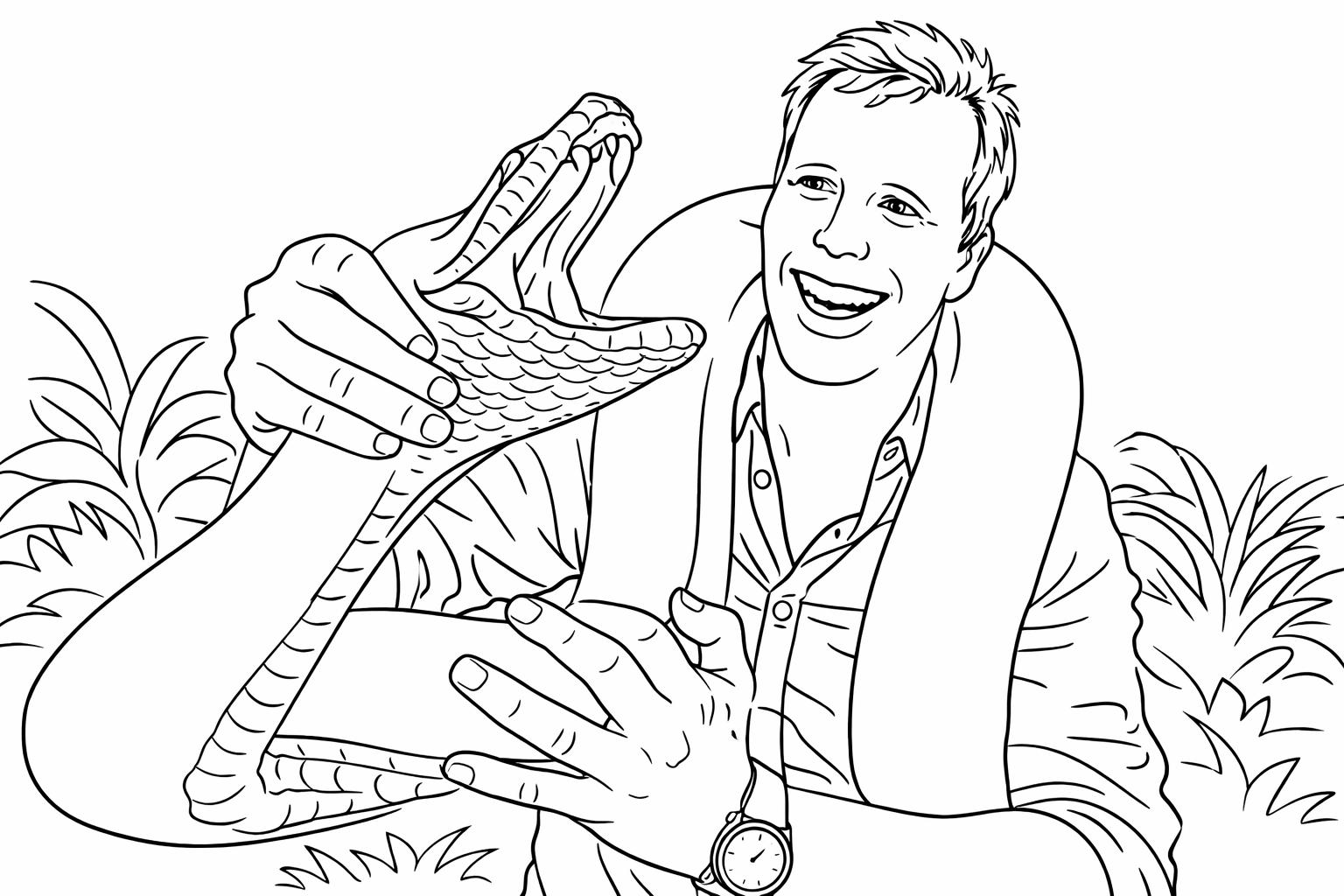 freek vonk coloring page line art