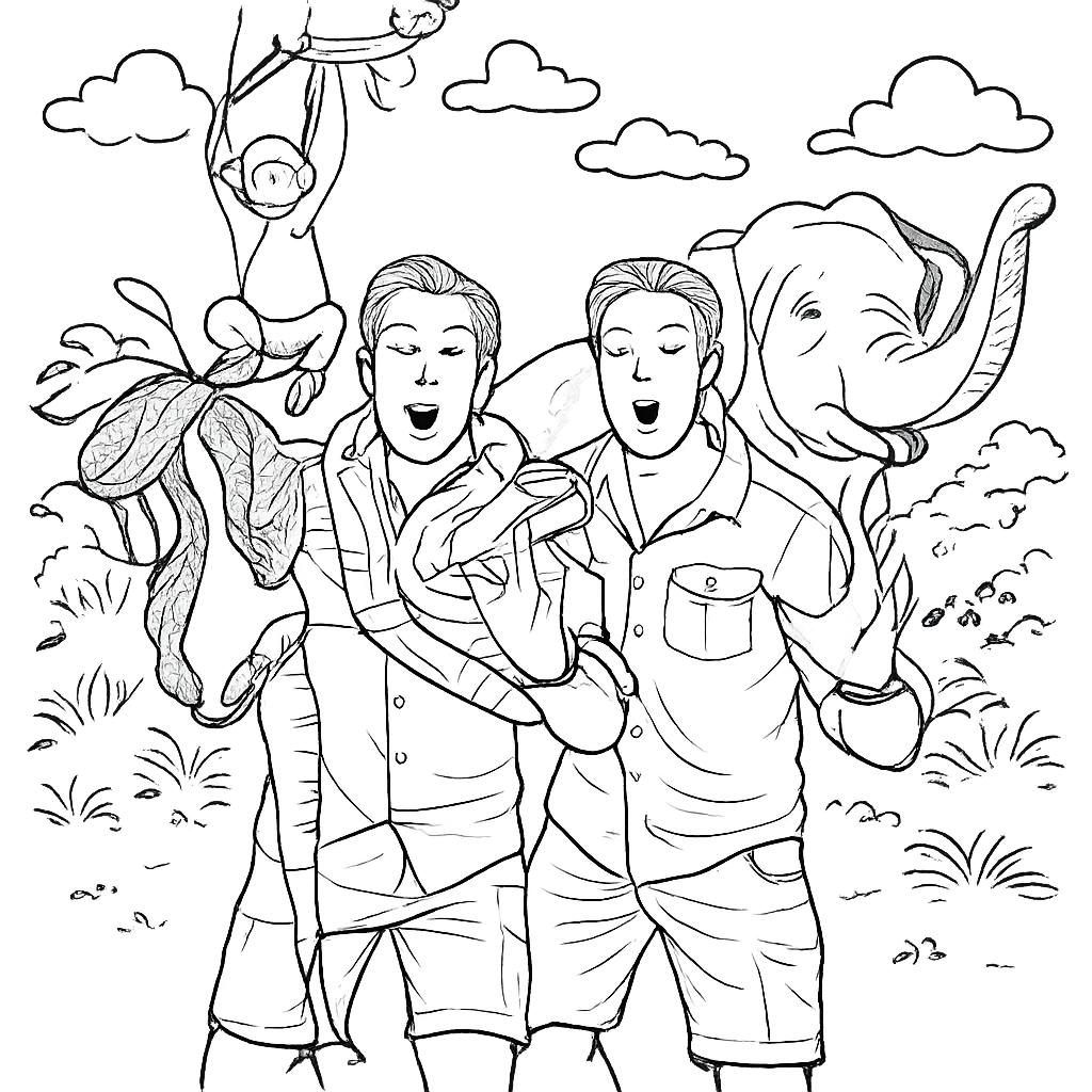 Freek Vonk coloring page line art