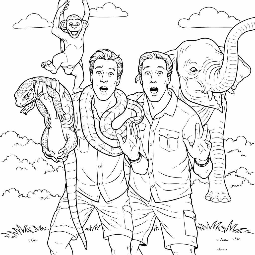 Freek Vonk coloring page line art