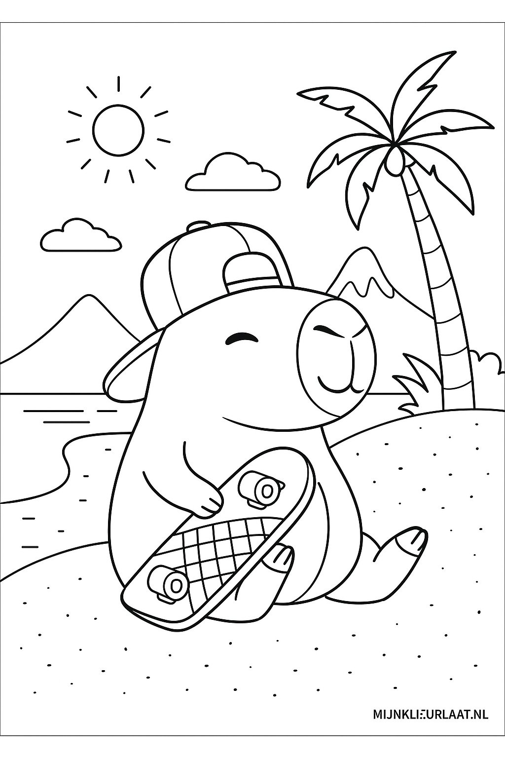 Feuille de coloriage pour enfants