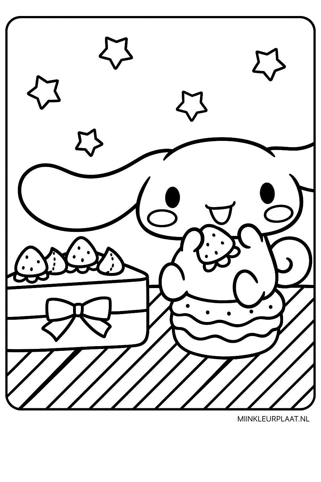 Cinnamoroll Variant 1 coloring page for children