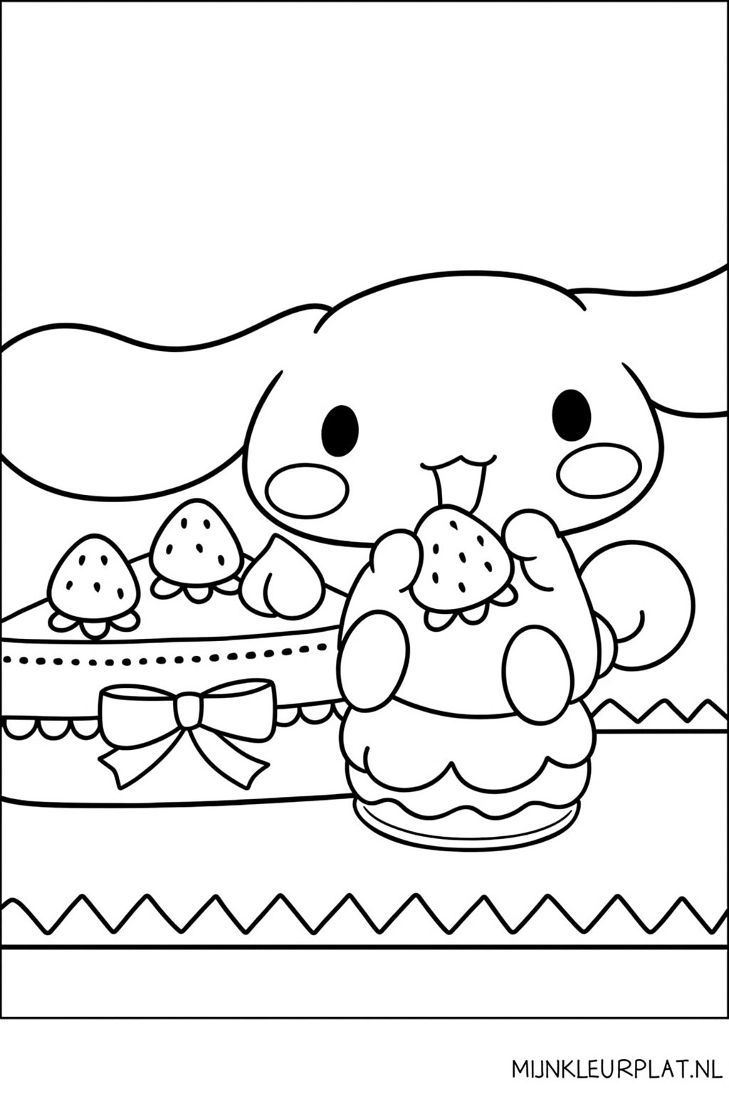 Cinnamoroll Variant 2 coloring page for children