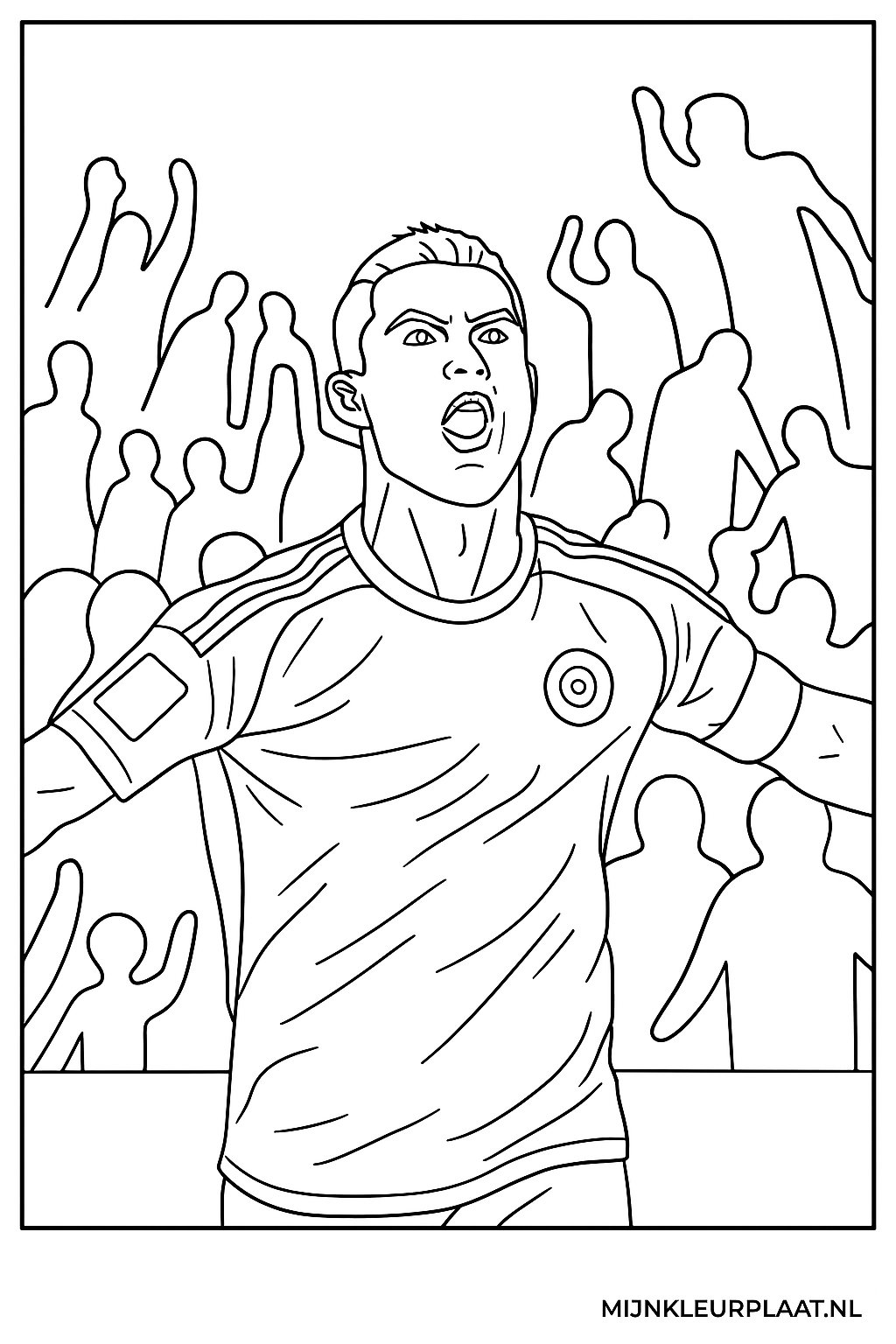 Ronaldo Variant 4 coloring page for children