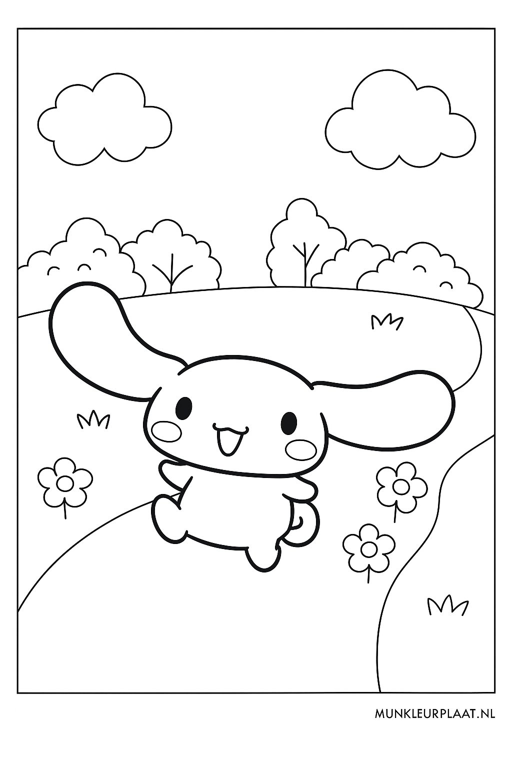 Cinnamoroll Variant 1 coloring page for children
