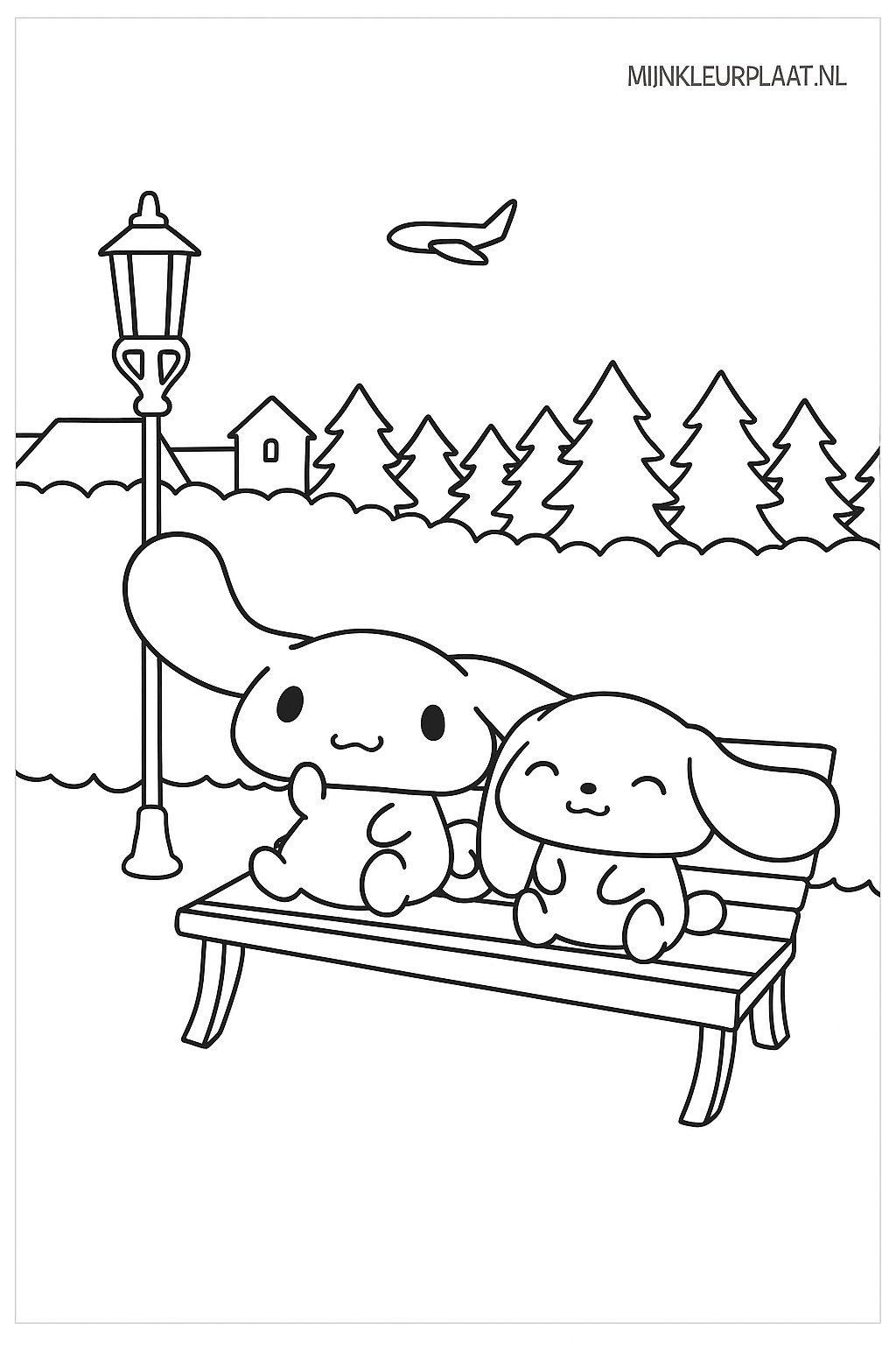 Cinnamoroll Variant 2 coloring page for children