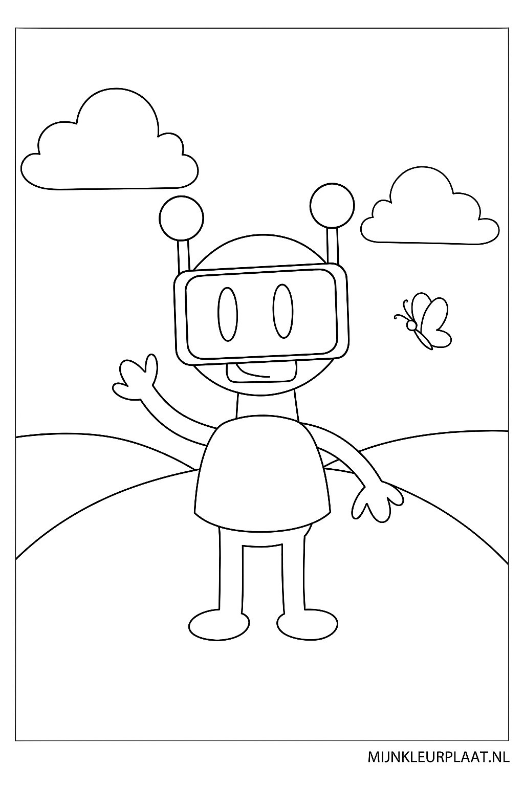Sprunki Variant 3 coloring page for children