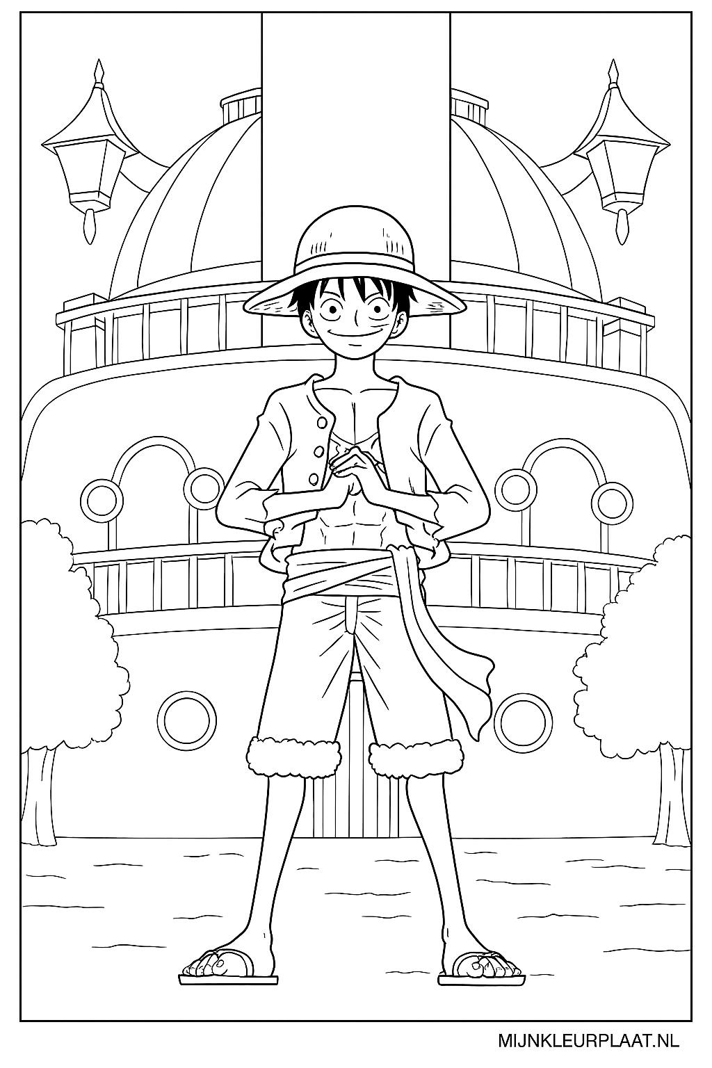 One Piece Variant 4 coloring page for children
