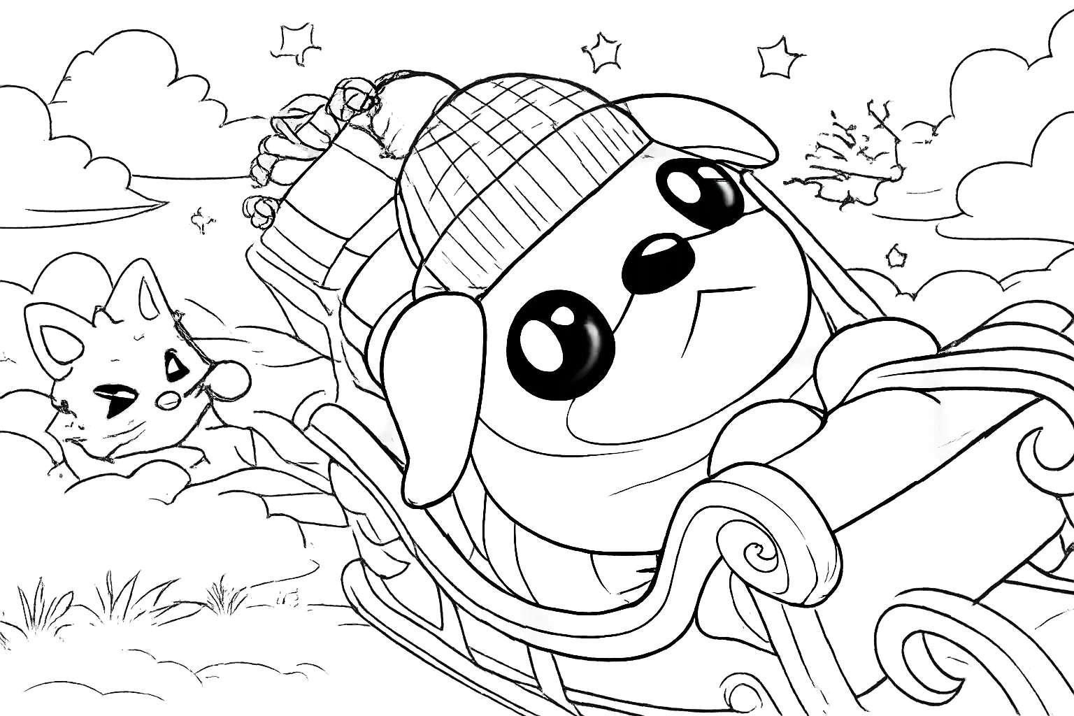 Coloriage Adopt Me! Roblox dessin au trait