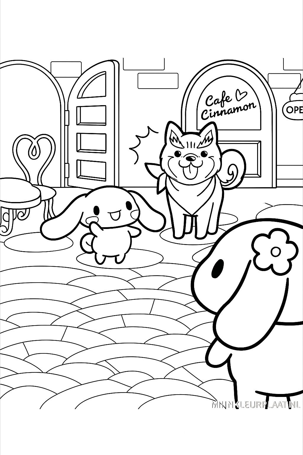 Cinnamoroll Variant 1 coloring page for children