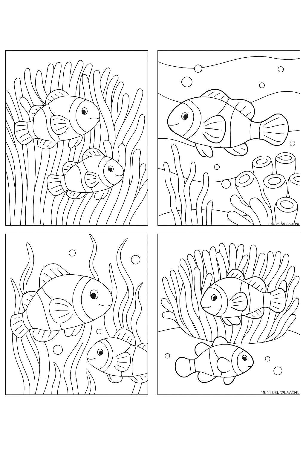 Zeedieren Variant 1 coloring page for children