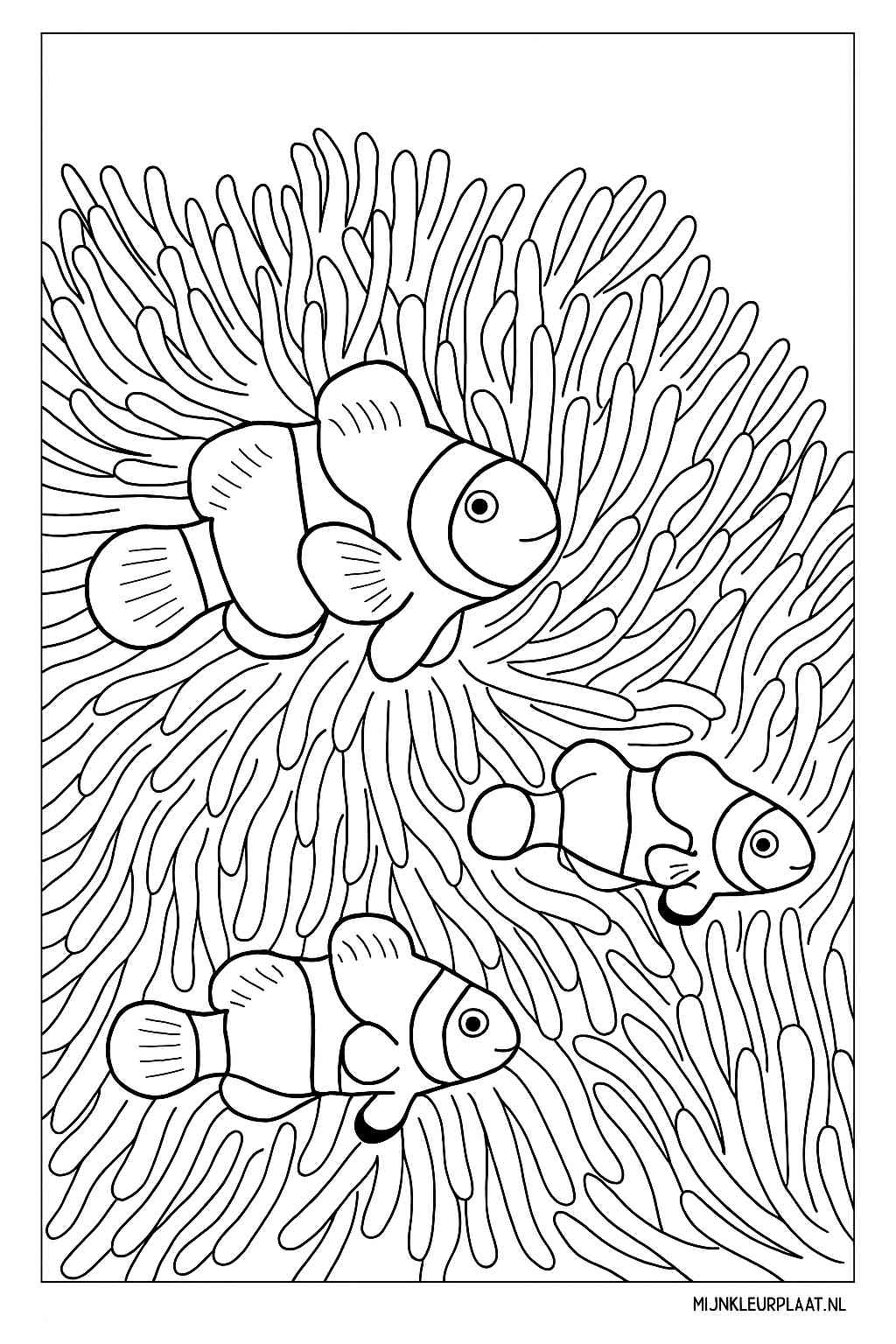 Zeedieren Variant 2 coloring page for children