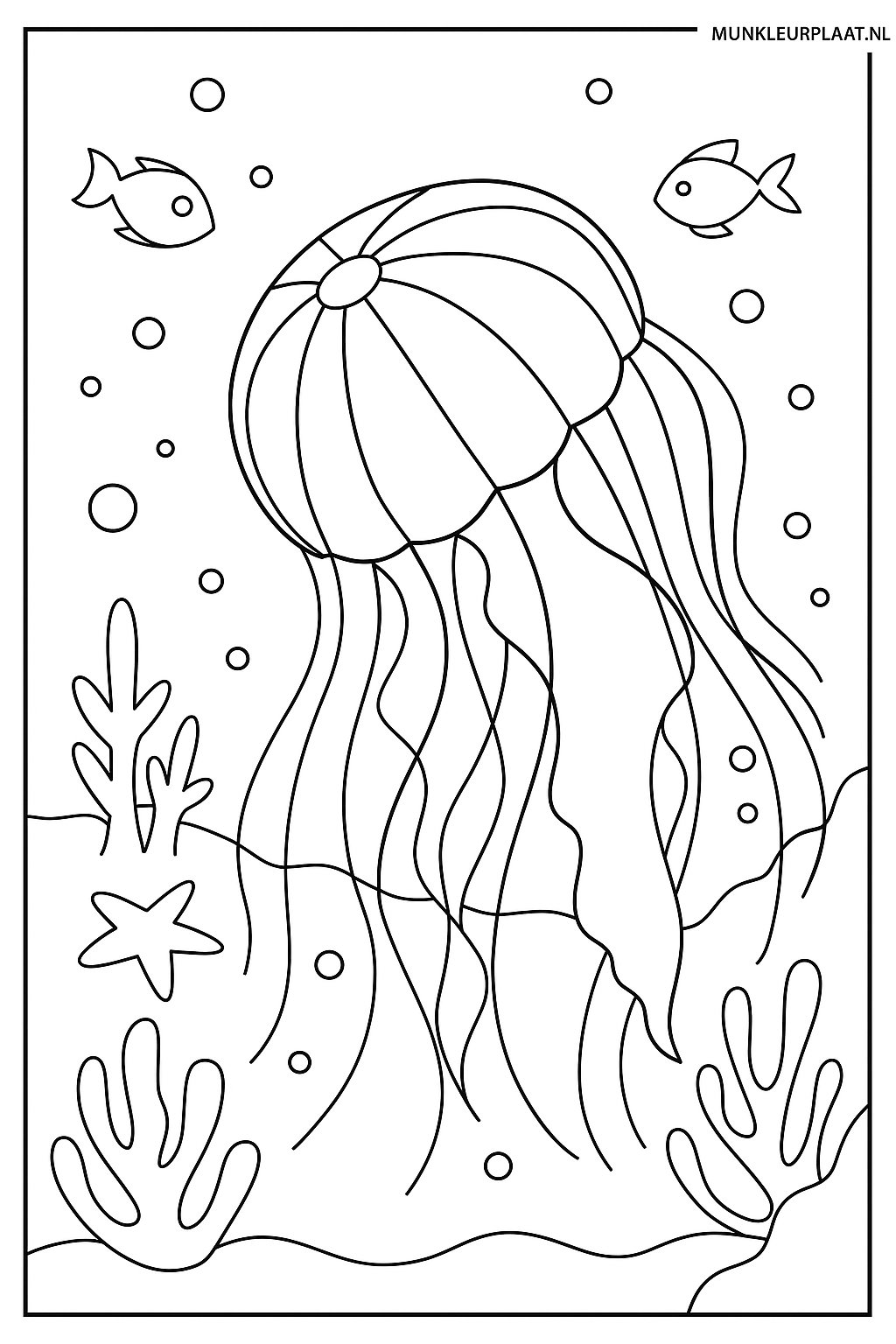 Zeedieren Variant 3 coloring page for children