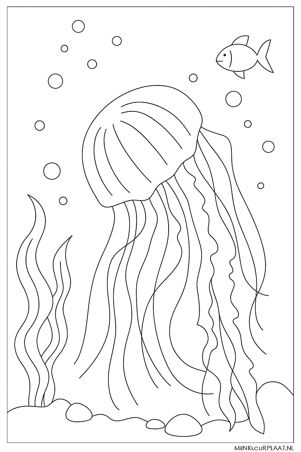 Zeedieren Variant 4 coloring page for children