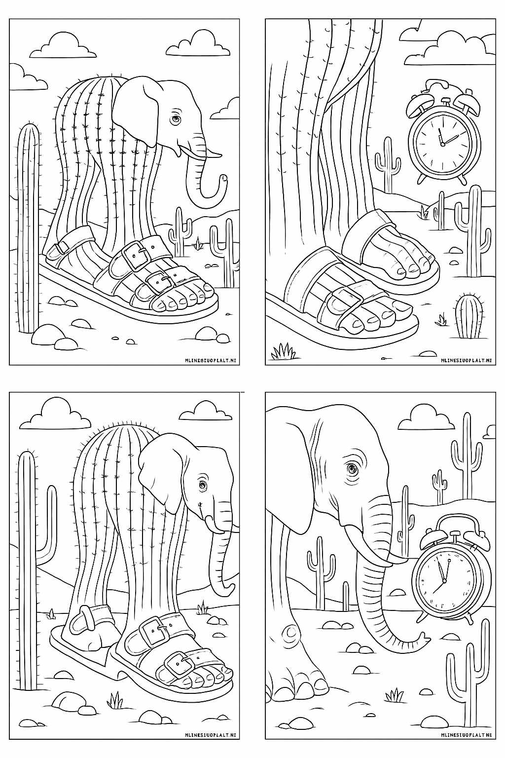 Lirili Larila Variant 1 coloring page for children