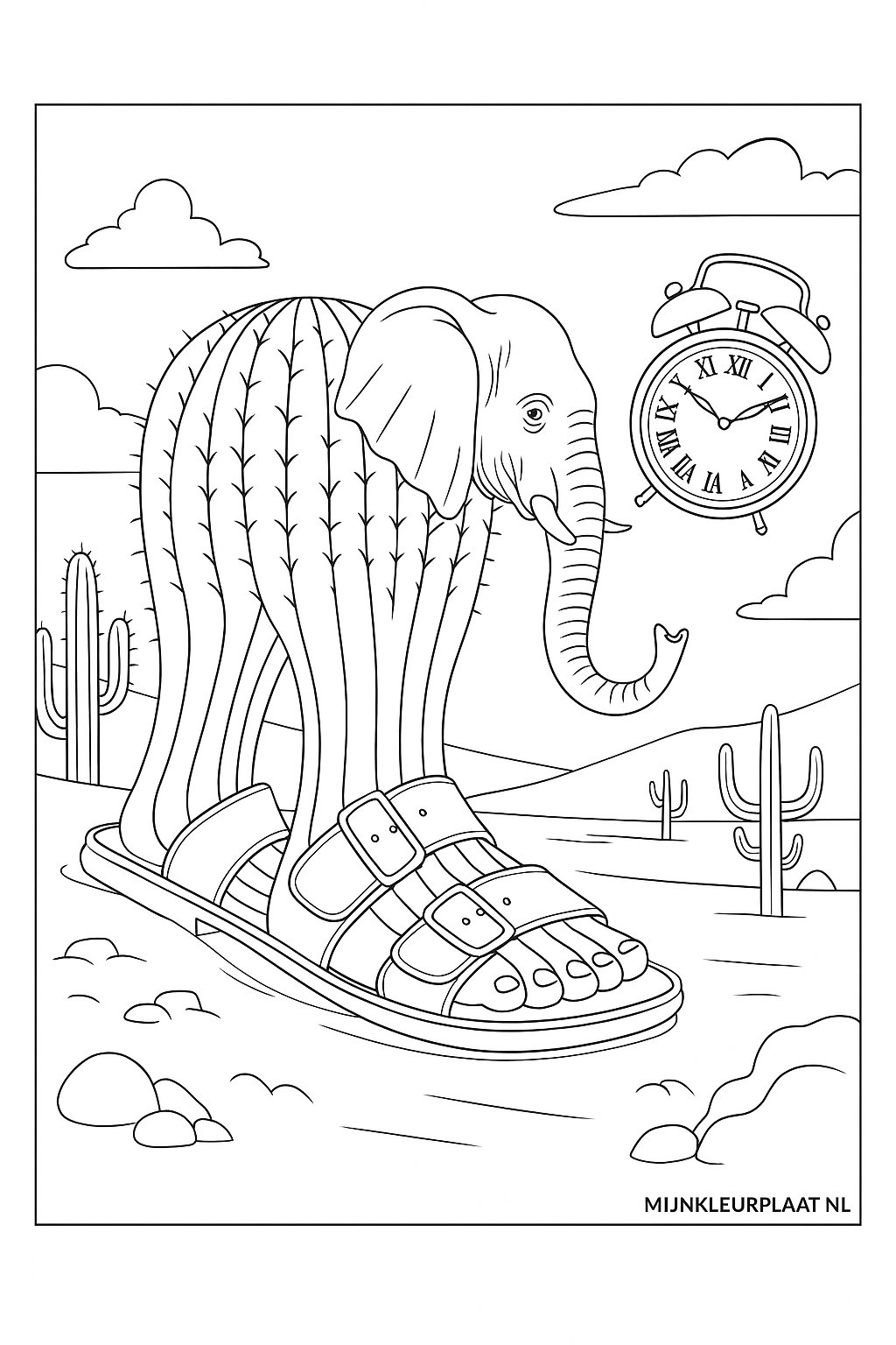 Lirili Larila Variant 2 coloring page for children