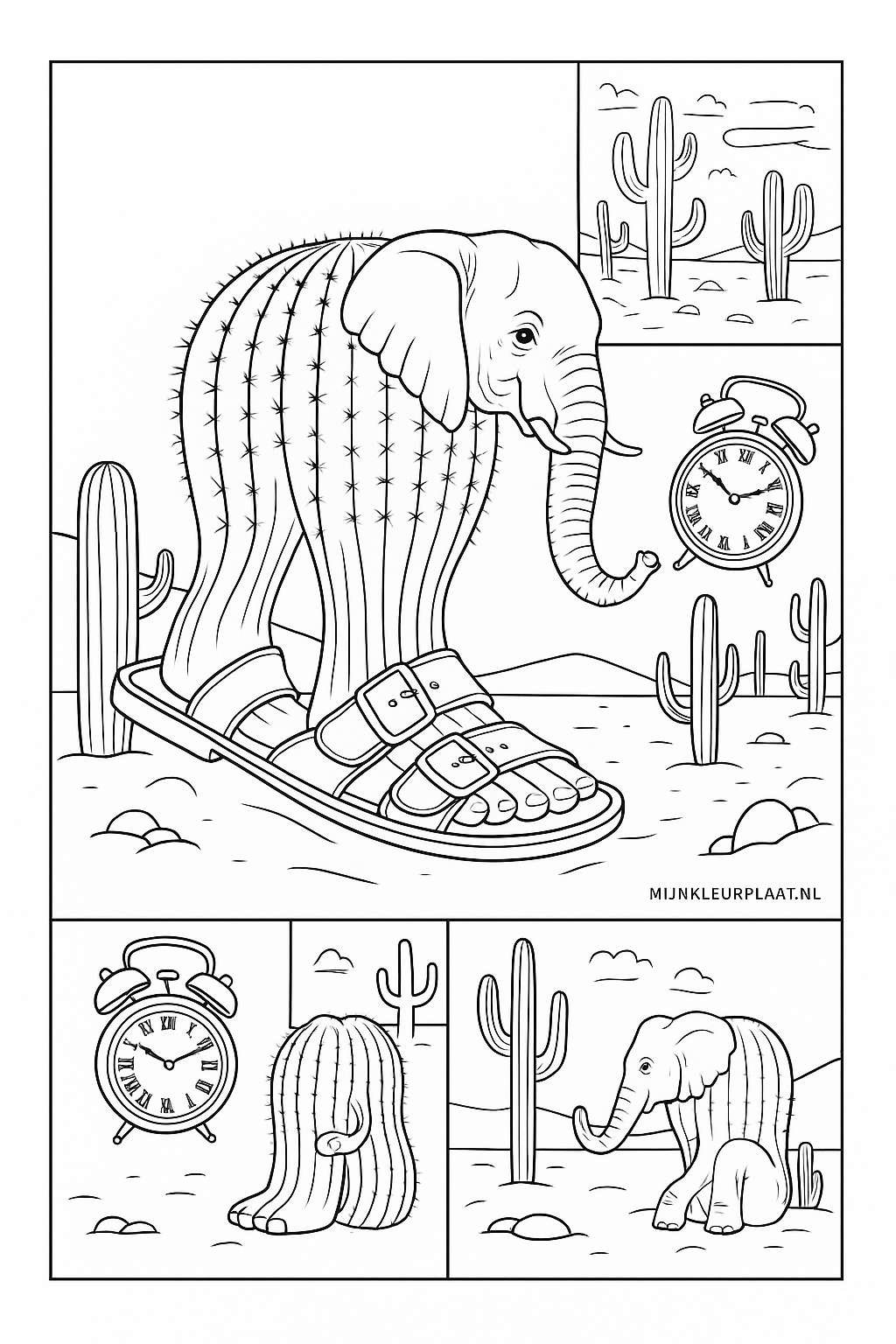 Lirili Larila Variant 4 coloring page for children