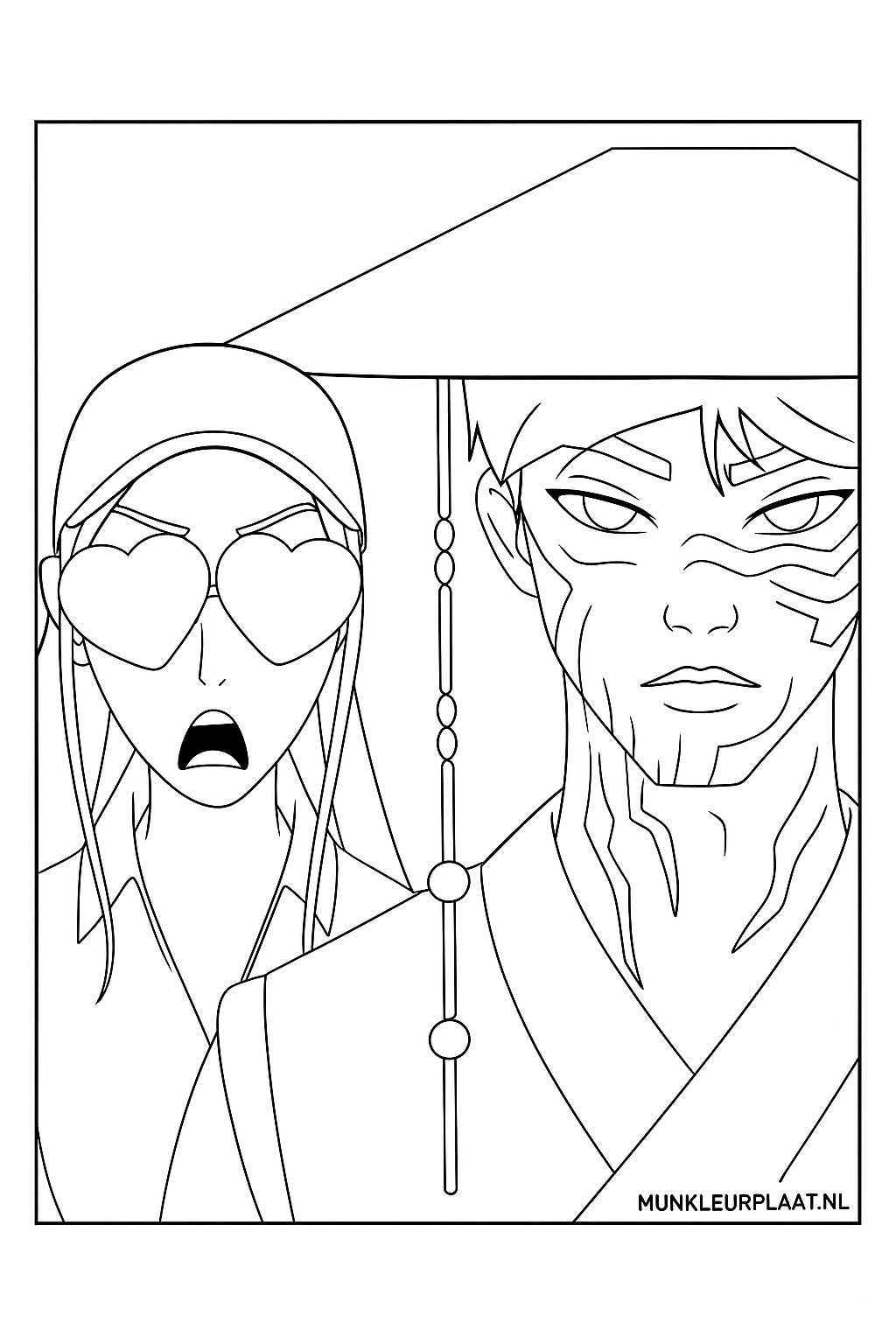 Free Saja Boys Demon Hunters Coloring Page - Variant 1 Coloring Page for Kids
