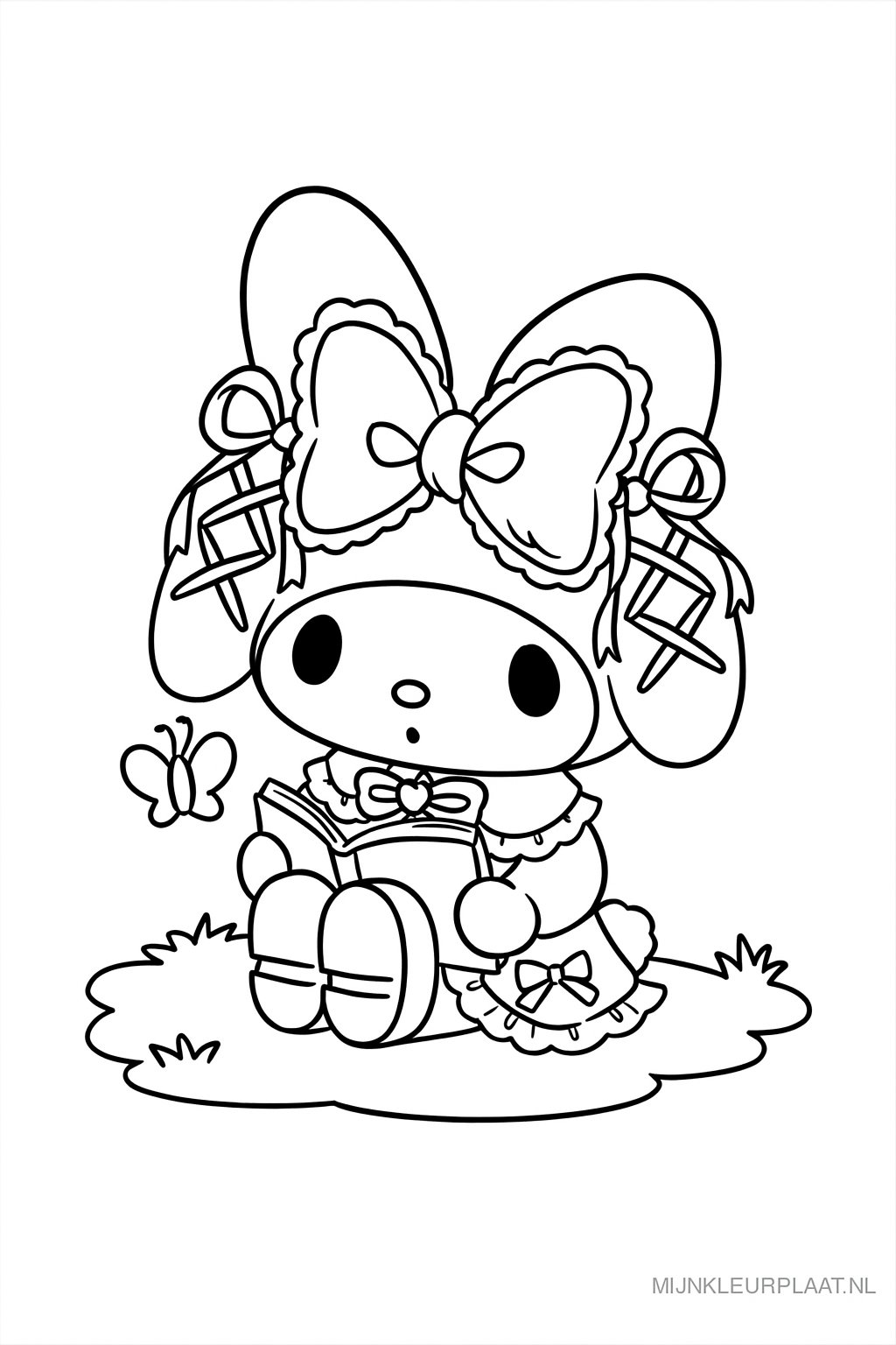 My Melody Variant 3 coloring page for children