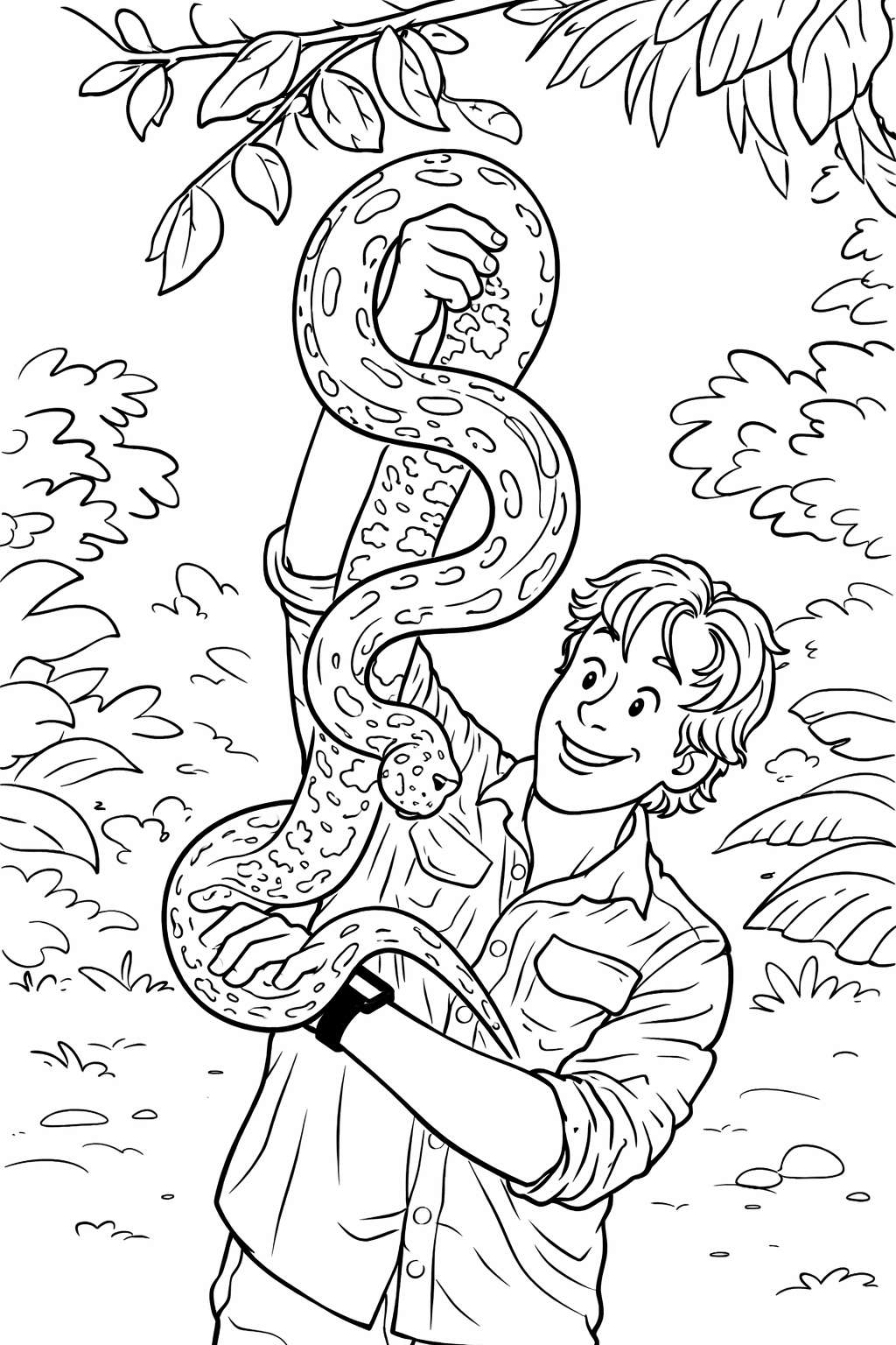Freek Vonk coloring page line art