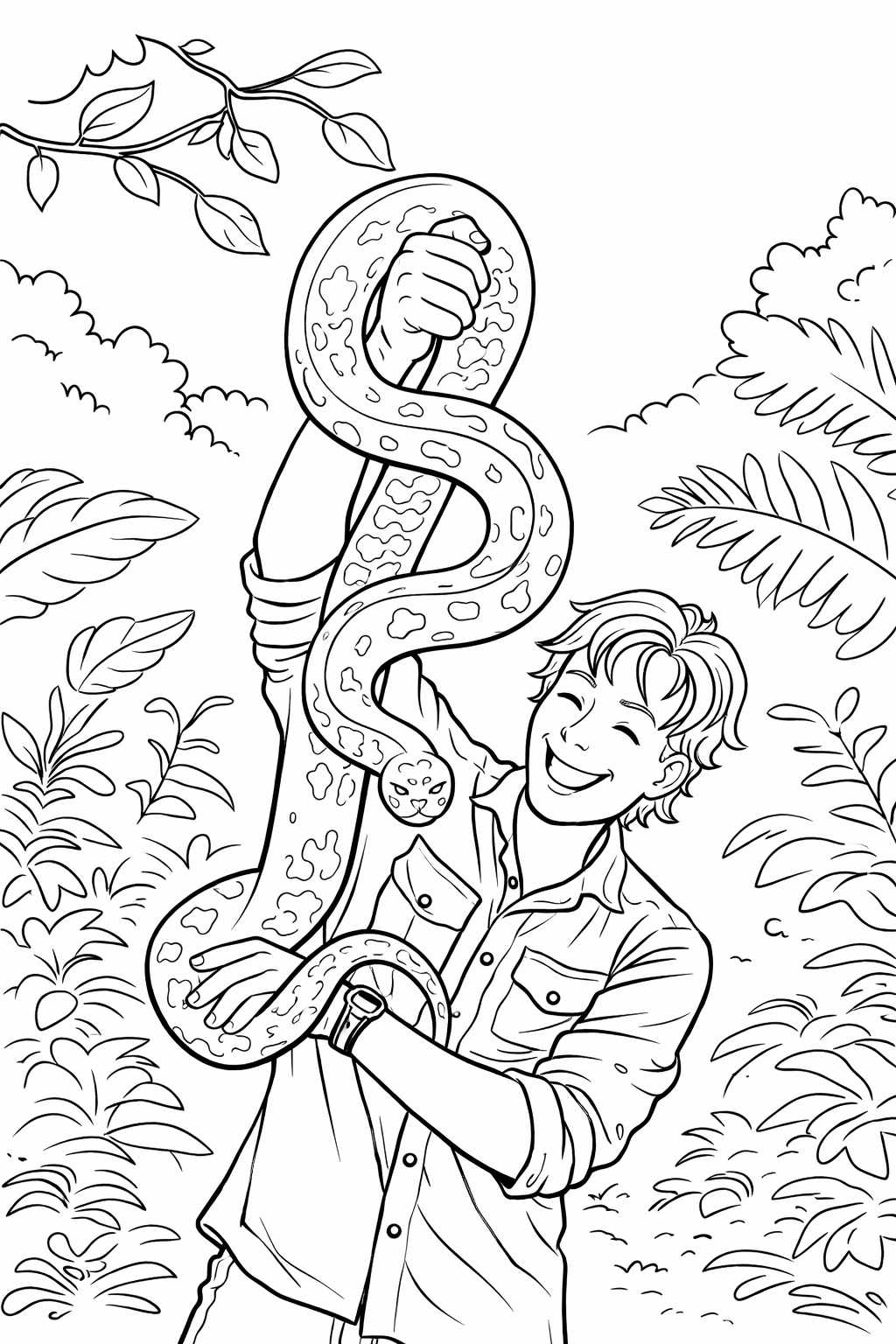 Freek Vonk coloring page line art