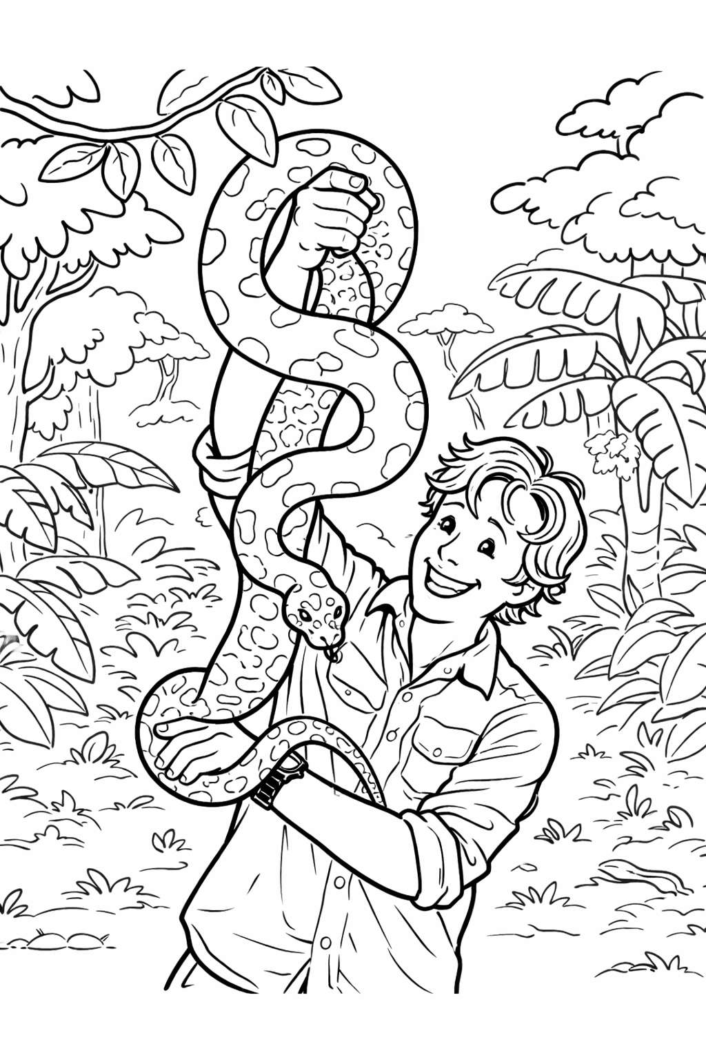 Freek Vonk coloring page line art