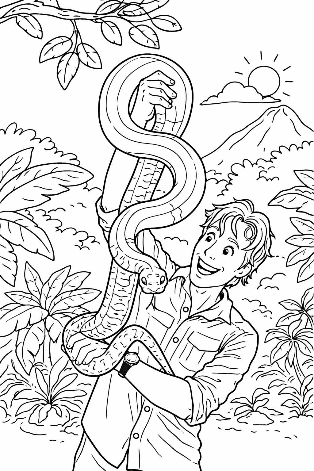 Freek Vonk coloring page line art