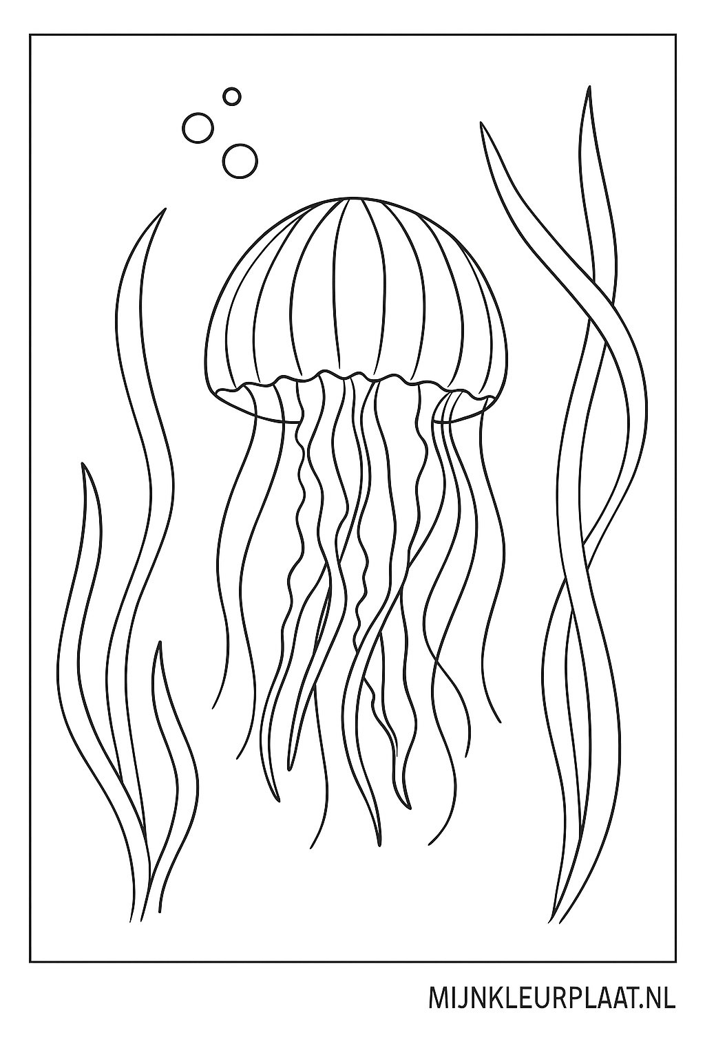 Zeedieren Variant 1 coloring page for children
