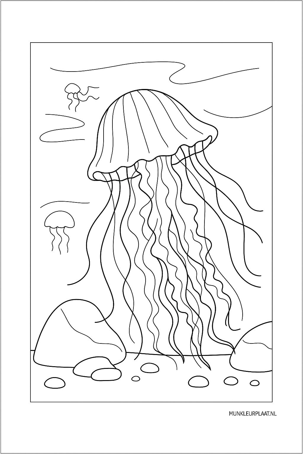 Zeedieren Variant 4 coloring page for children