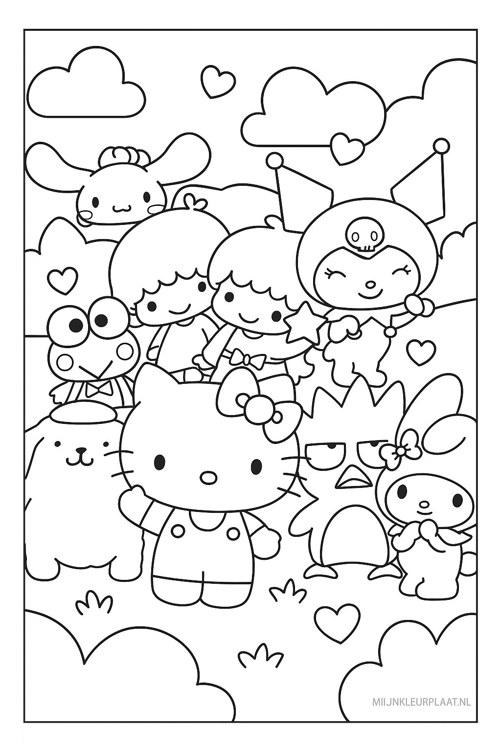 Feuille de coloriage pour enfants