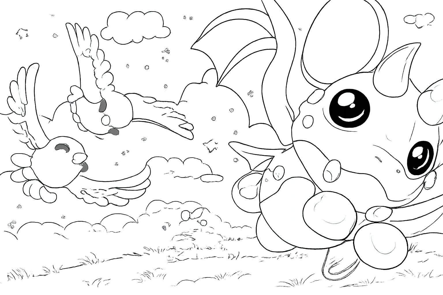 Coloriage Adopt Me! Roblox dessin au trait