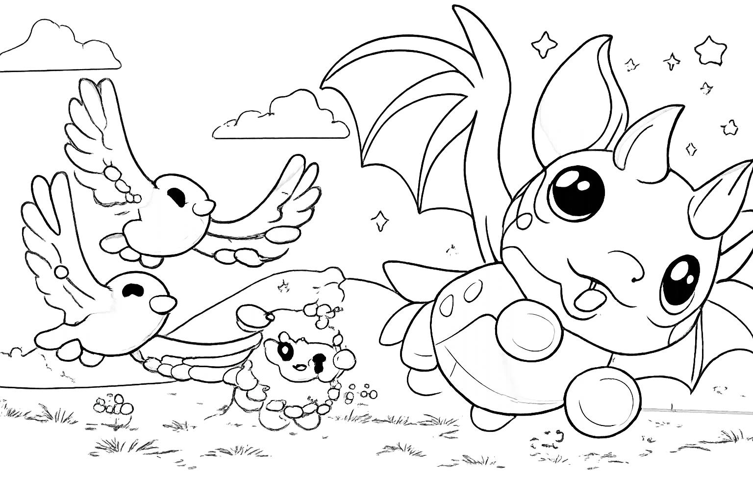 Coloriage Adopt Me! Roblox dessin au trait