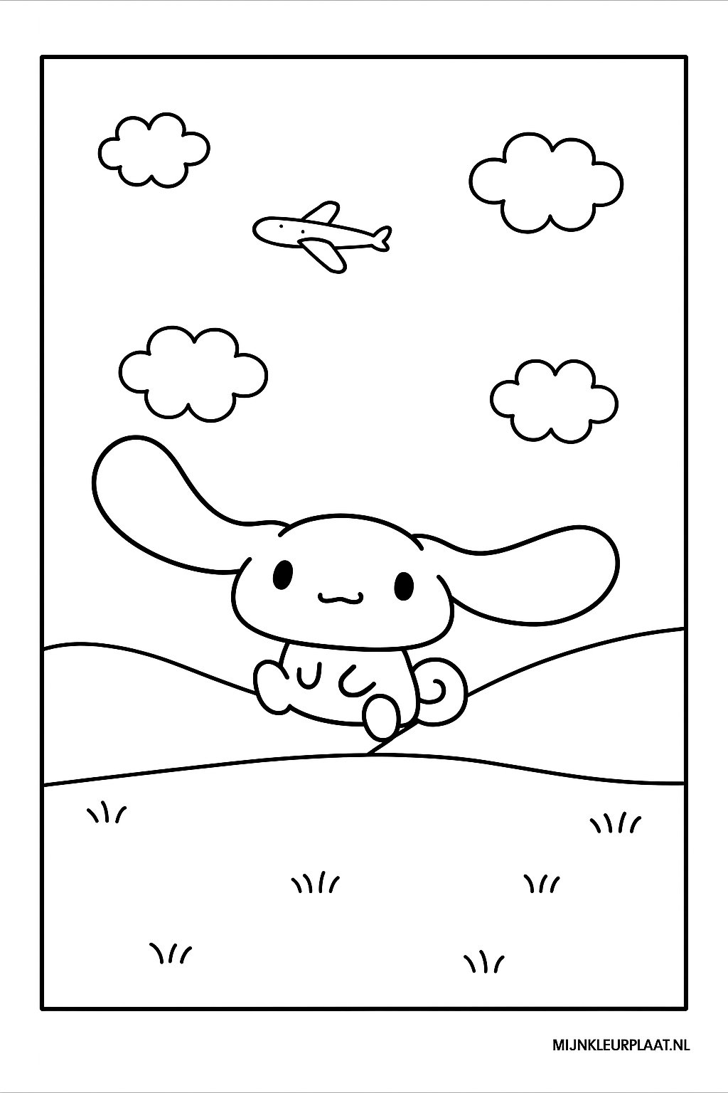 Cinnamoroll Variant 2 coloring page for children