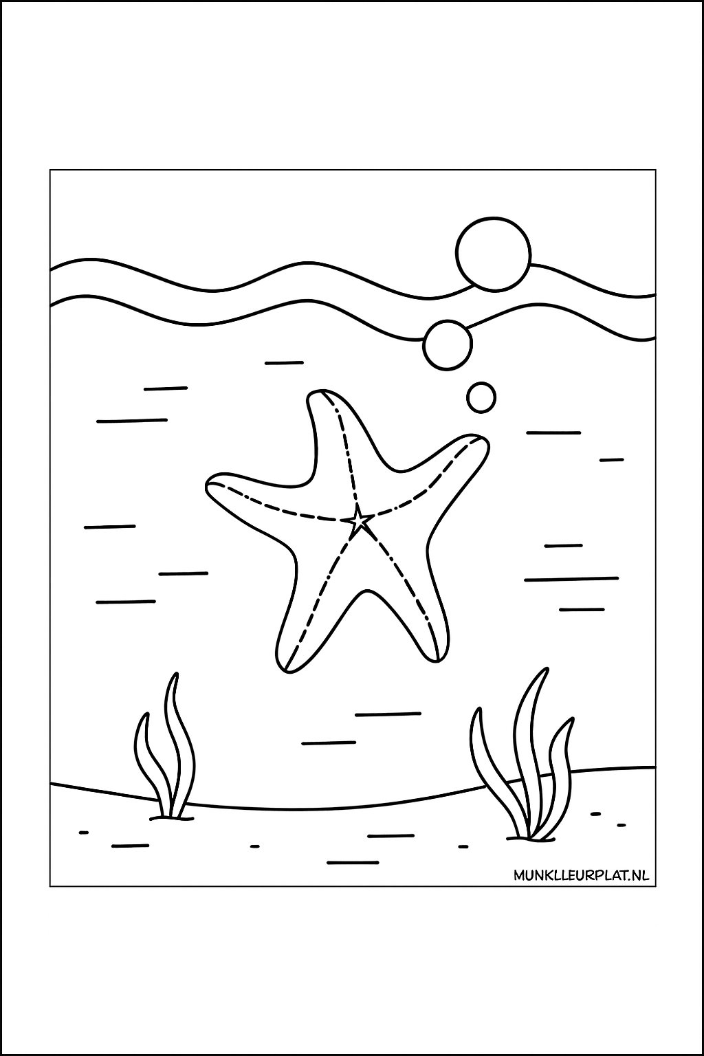 Zeedieren Variant 4 coloring page for children