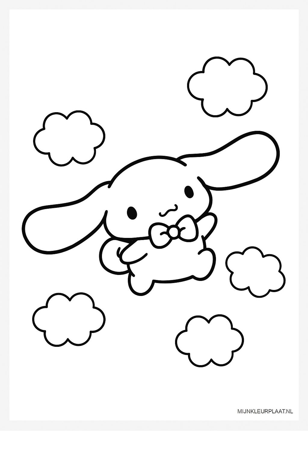 Cinnamoroll Variant 1 coloring page for children