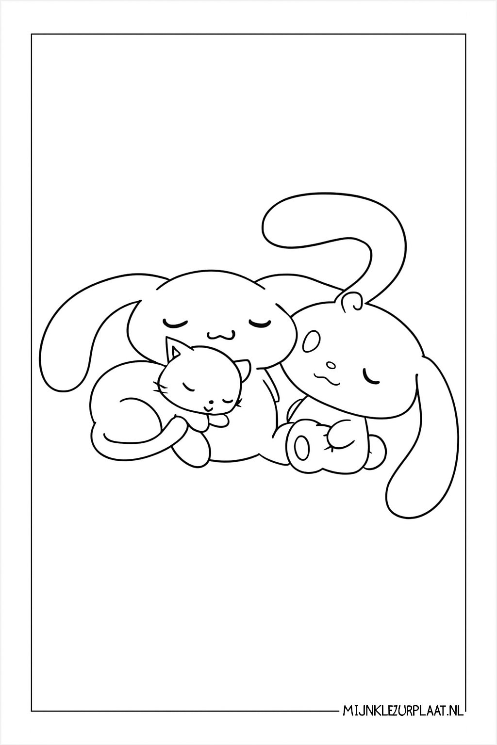 Cinnamoroll Variant 3 coloring page for children