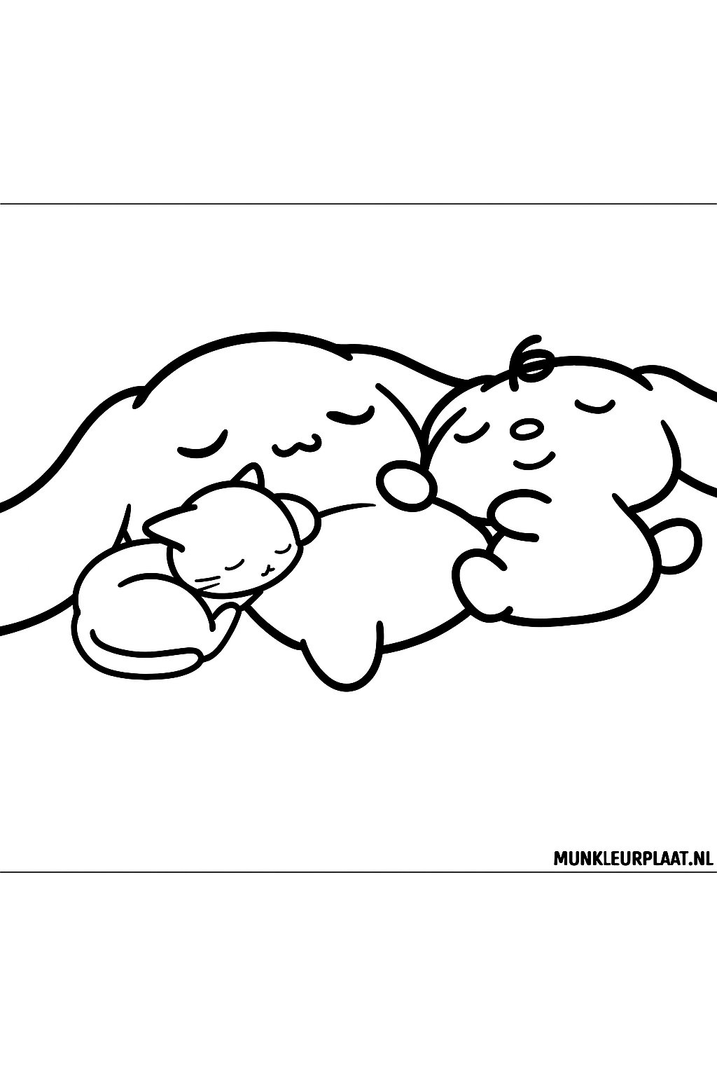 Cinnamoroll Variant 4 coloring page for children