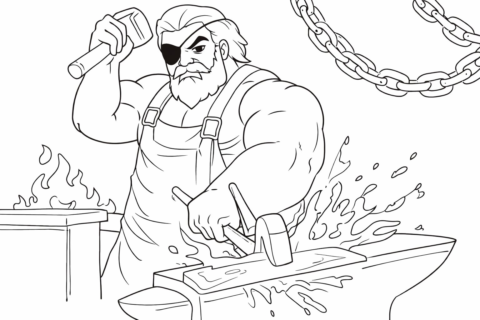 The Forge Roblox Malvorlage Linienzeichnung